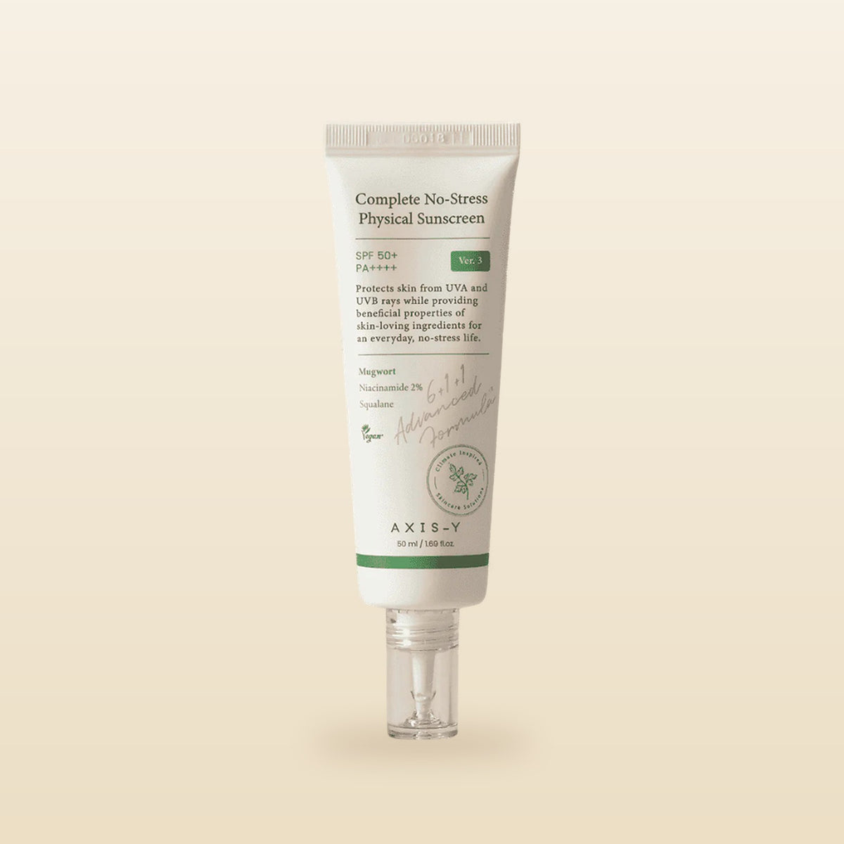 Axis-Y Complete No-Stress Physical Sunscreen FPS 50+ 50 ml